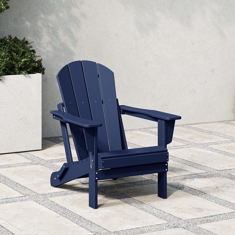 WestinTrends Malibu Outdoor Folding HDPE Adirondack Deck Chair - Patio & Outdoor Lounge, Weather\... | Walmart (US)