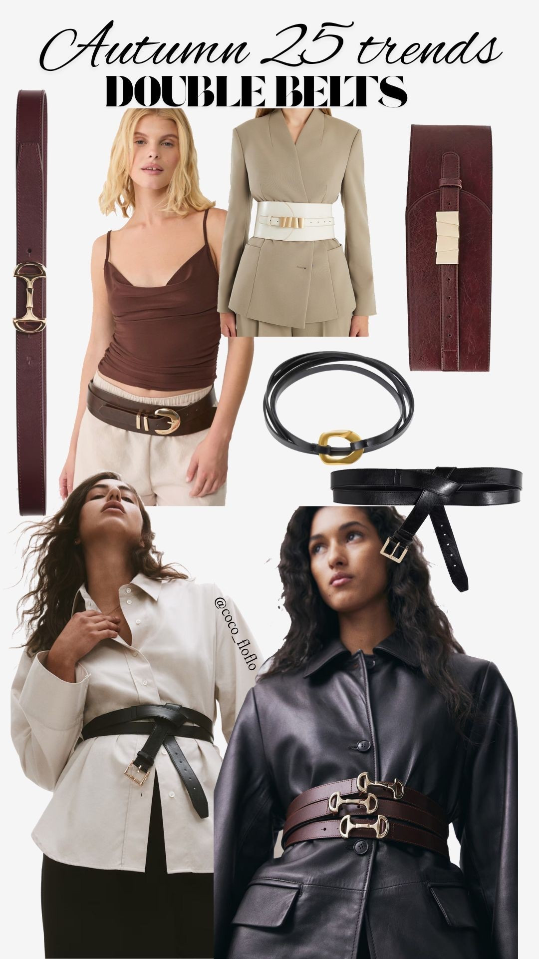 Double belts trend for Autumn-winter fashion 

#LTKstyletip #LTKwinter #LTKautumn