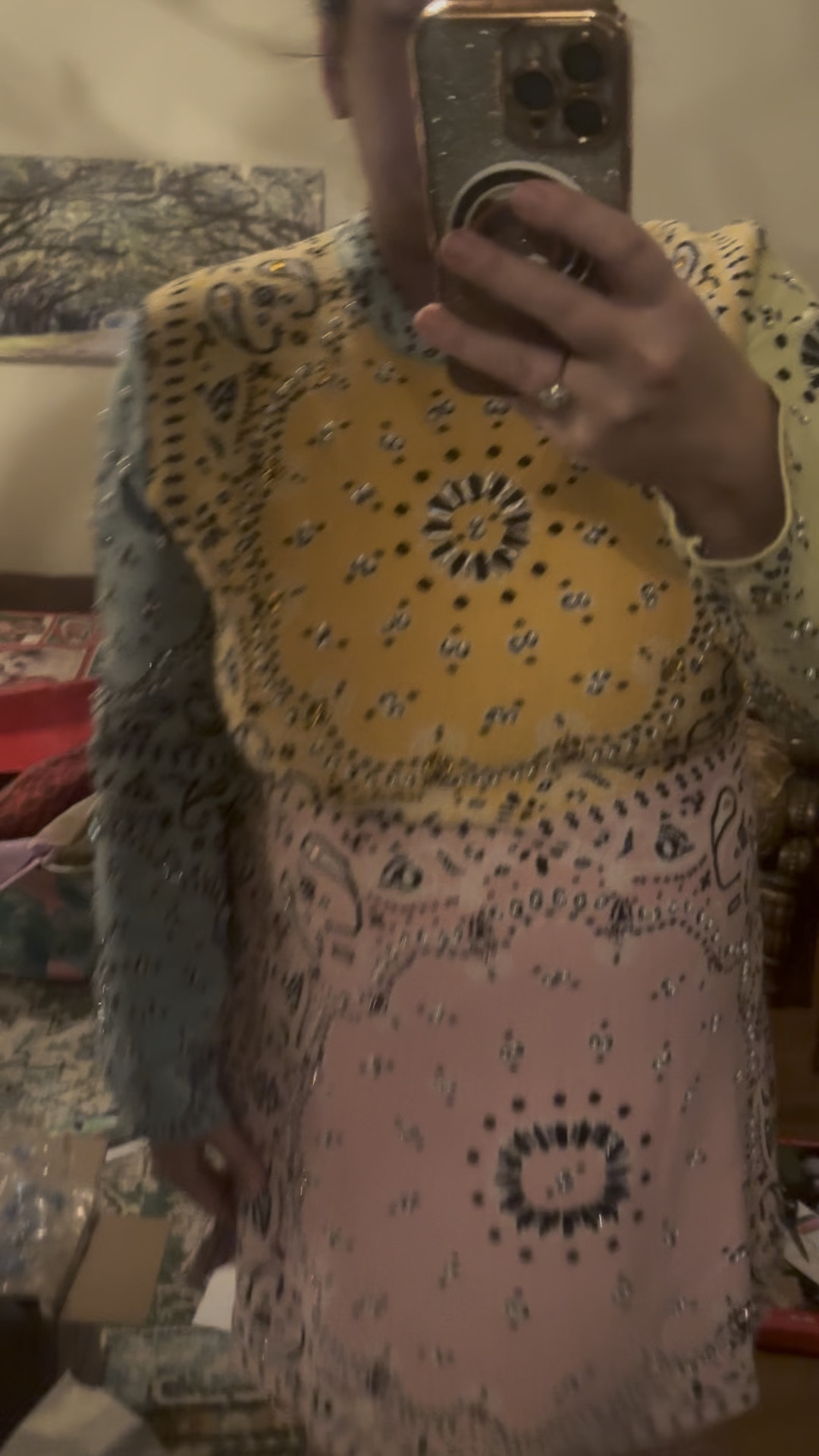 Ignore my messy wrapping present room… this just arrived and I had to show yall! This is the new Queen of Sparkles Rodeo collection and I snagged the bandana dress
Size XXL shown here 
Lots of stretch and a sweater type material 

#LTKPlusSize #LTKMidsize #LTKHoliday