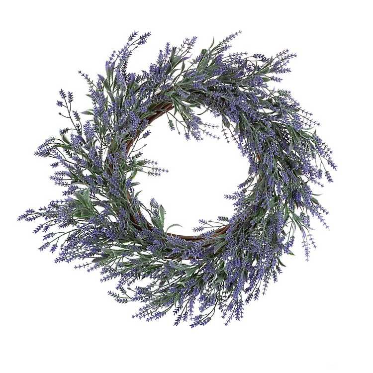 New! Dried Lavender Stems Wreath | Kirkland's Home