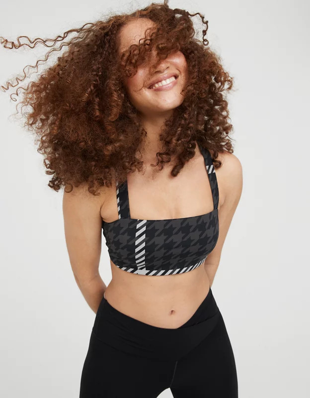 OFFLINE Real Me Xtra Square Neck Sports Bra | American Eagle Outfitters (US & CA)