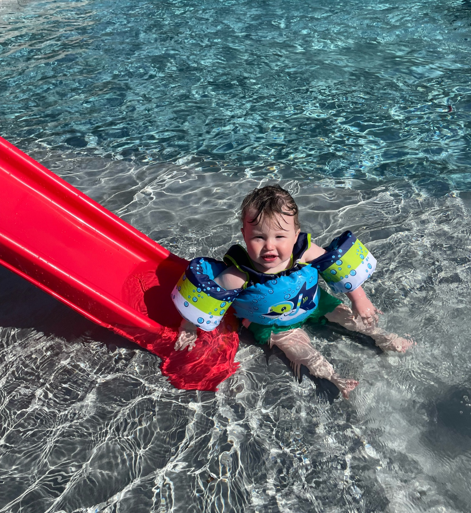 I can already tell we will be spending the majority of our time in the pool this summer ☀️ 

Summer, pool day, toddler summer, toddler must haves, Speedo, life jacket, puddle jumper, little tykes slide, swim shorts, beach 

#LTKkids #LTKswim #LTKSeasonal