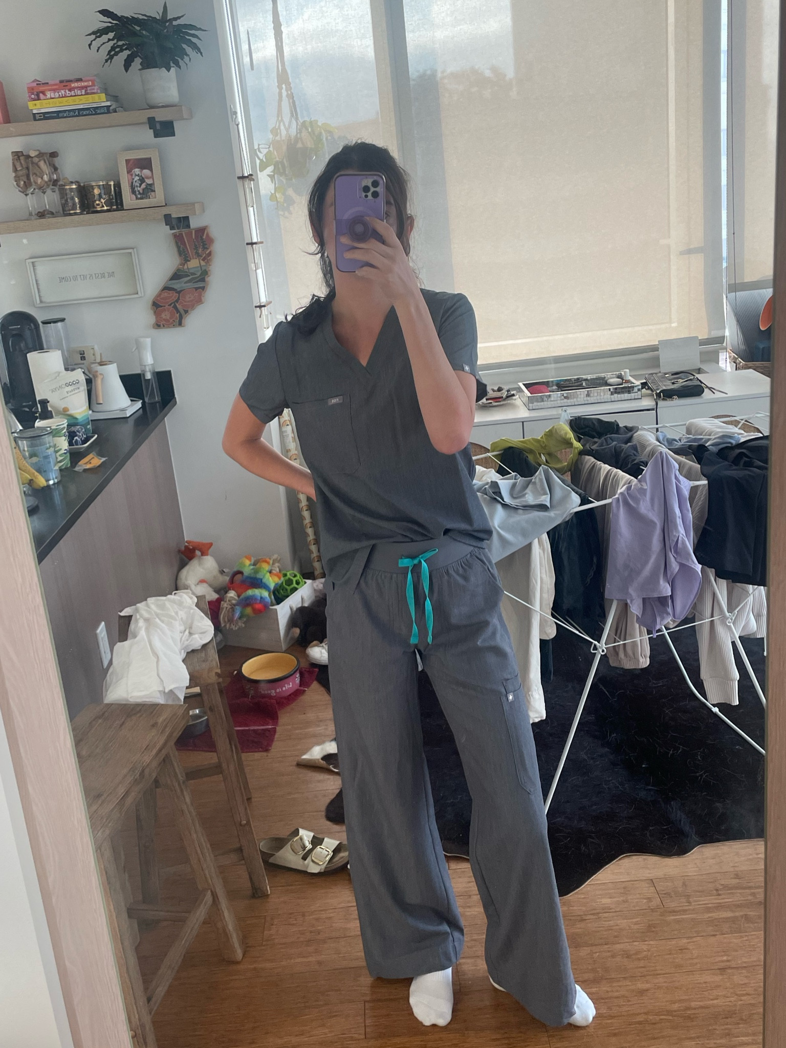 Figs finally dropped wide legged scrub pants in grey 🫶👏 

#LTKU #LTKWorkwear #LTKActive