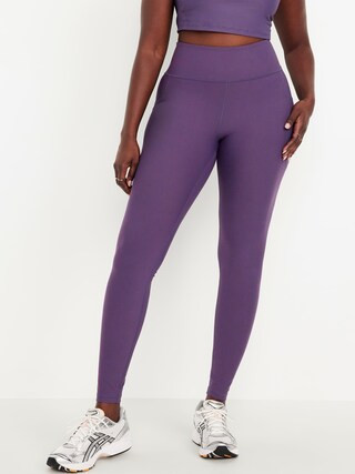 High-Waisted PowerSoft Full-Length Pocket Leggings | Old Navy (US)