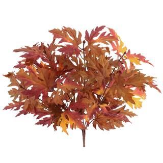 Burgundy & Brown Maple Leaves Bush by Ashland® | Michaels Stores