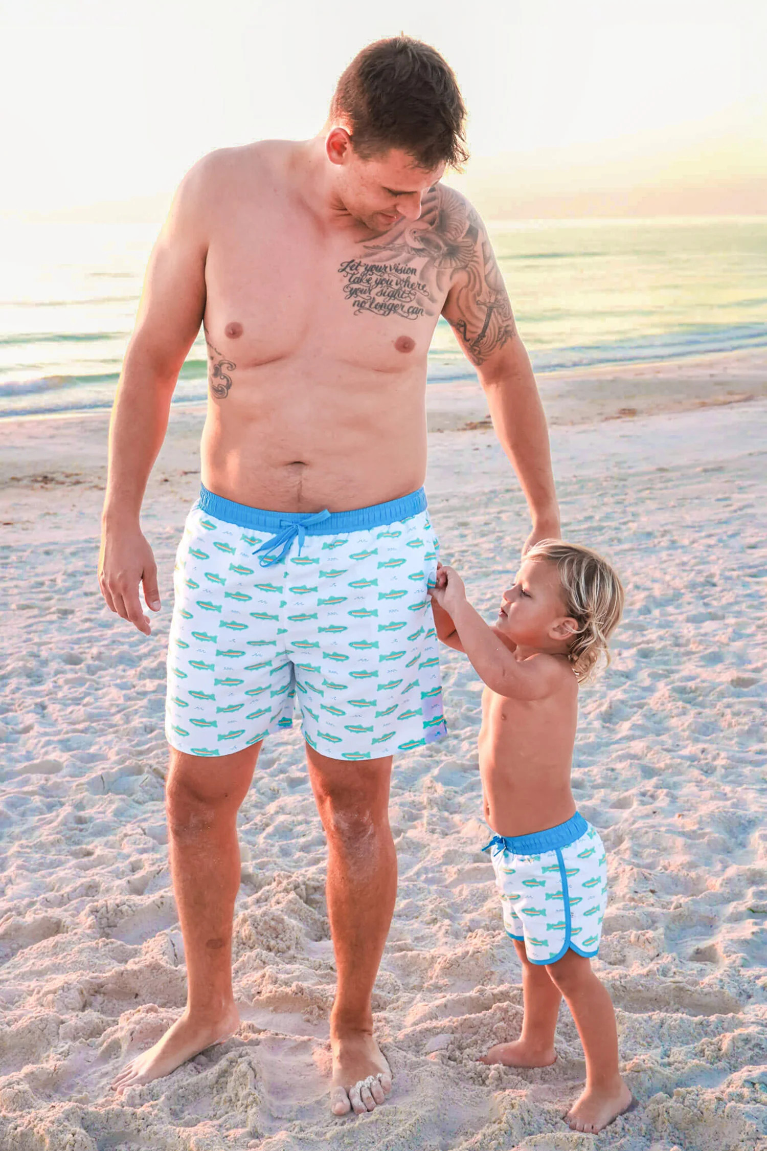 Men's Swim Trunks | Tiny Trout | Caden Lane
