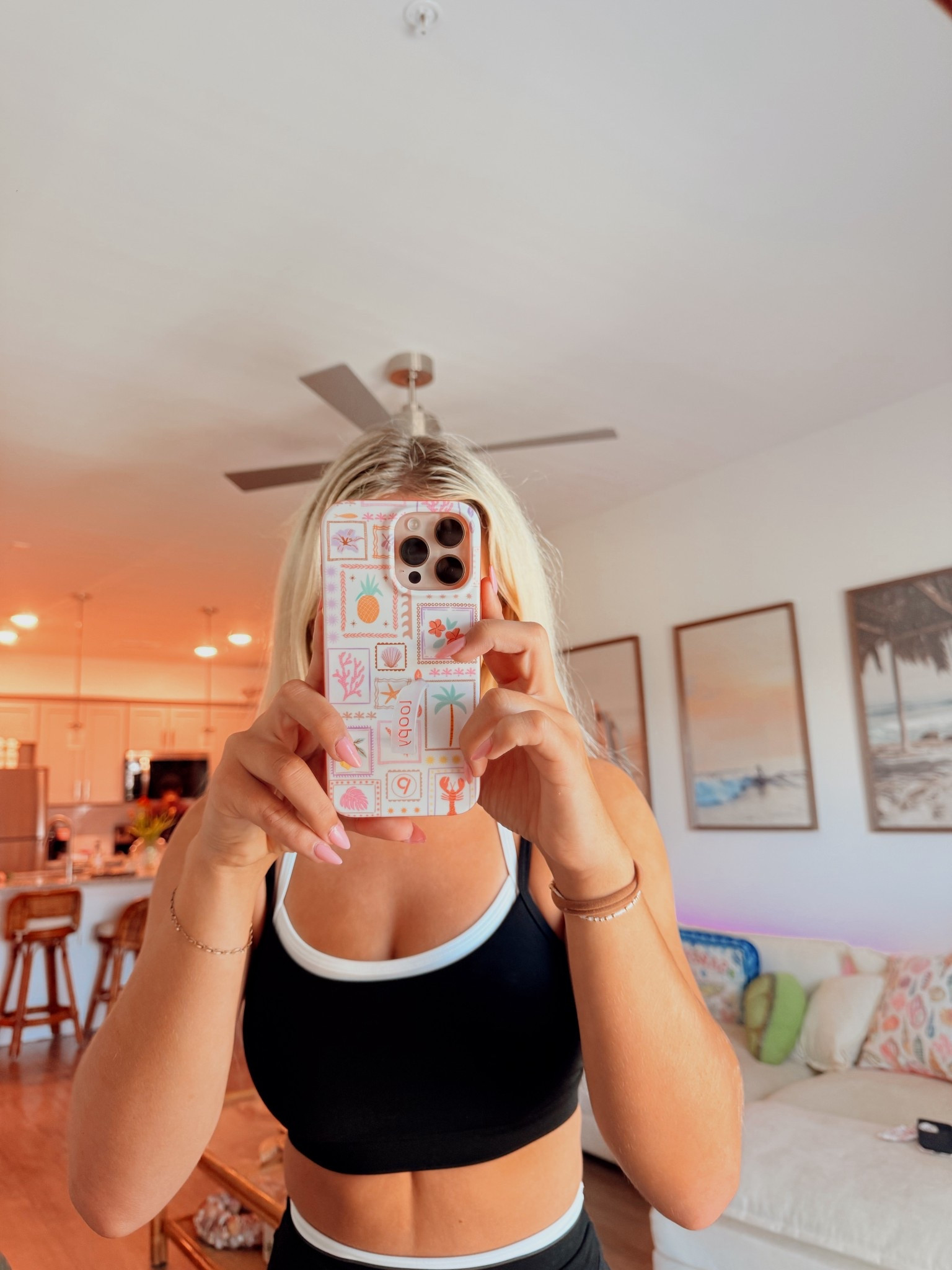 Spring calls for a phone case refresh obsessed with my new phone case perfect for teaching Pilates and it is so cute for spring time. Definitely matches the vibe. I’m so obsessed with my new case for spring🌞🌺￼

#LTKootd #LTKSeasonal #LTKActive