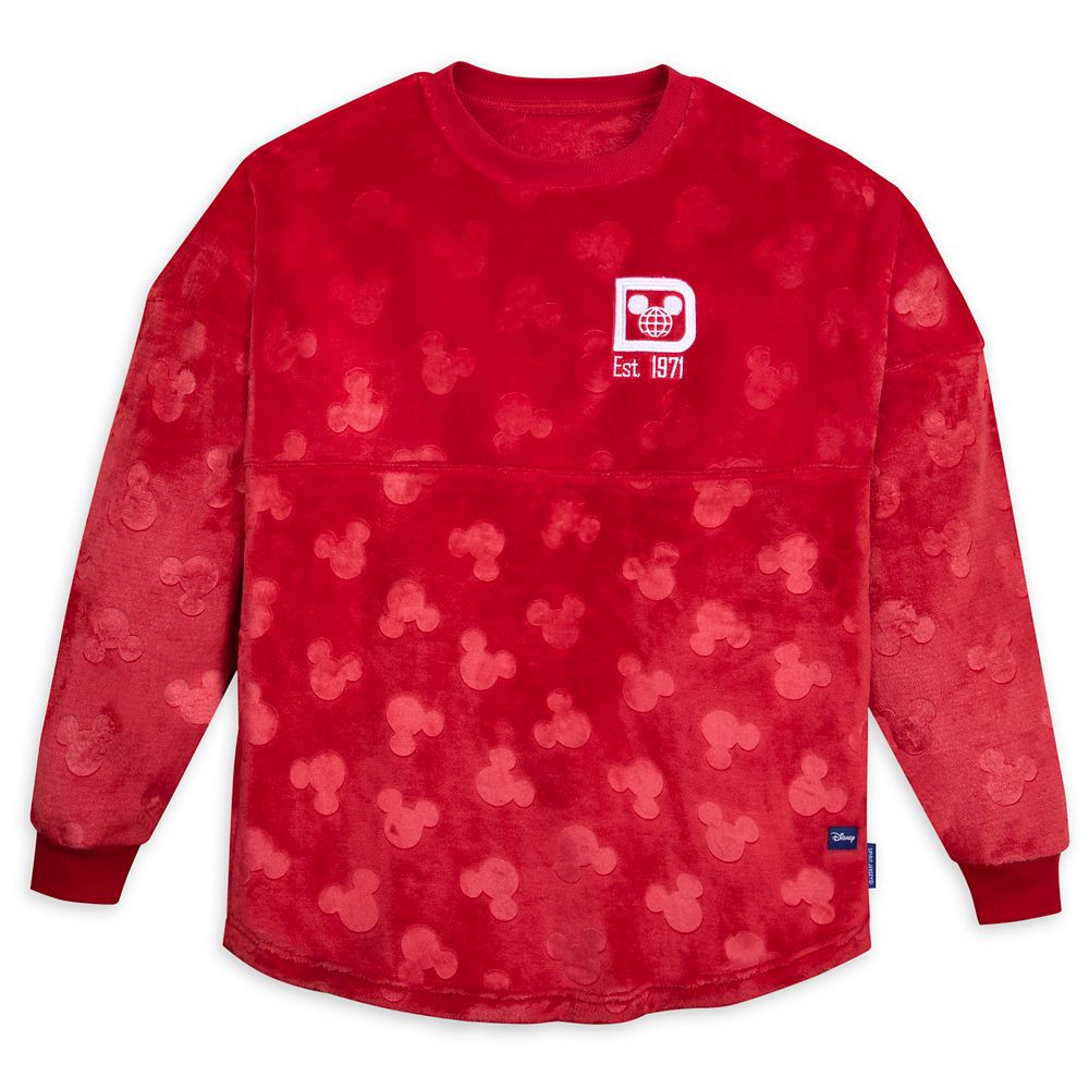 Mickey Mouse Icon Plush Spirit Jersey for Adults – Walt Disney World – Red | Disney Store | Disney Store