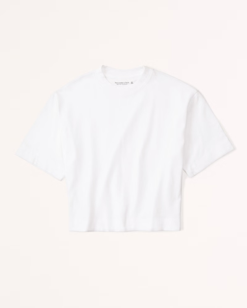 Essential Short-Sleeve Wedge Tee | Abercrombie & Fitch (US)