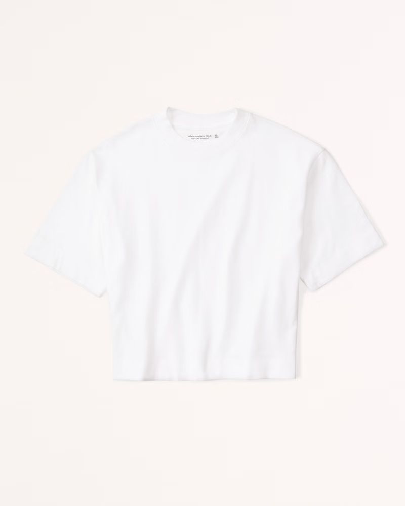 Women's Essential Short-Sleeve Wedge Tee | Women's Tops | Abercrombie.com | Abercrombie & Fitch (US)