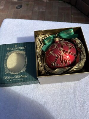 Waterford Holiday Heirlooms Ashbourne Regal Ball Ornament | eBay US