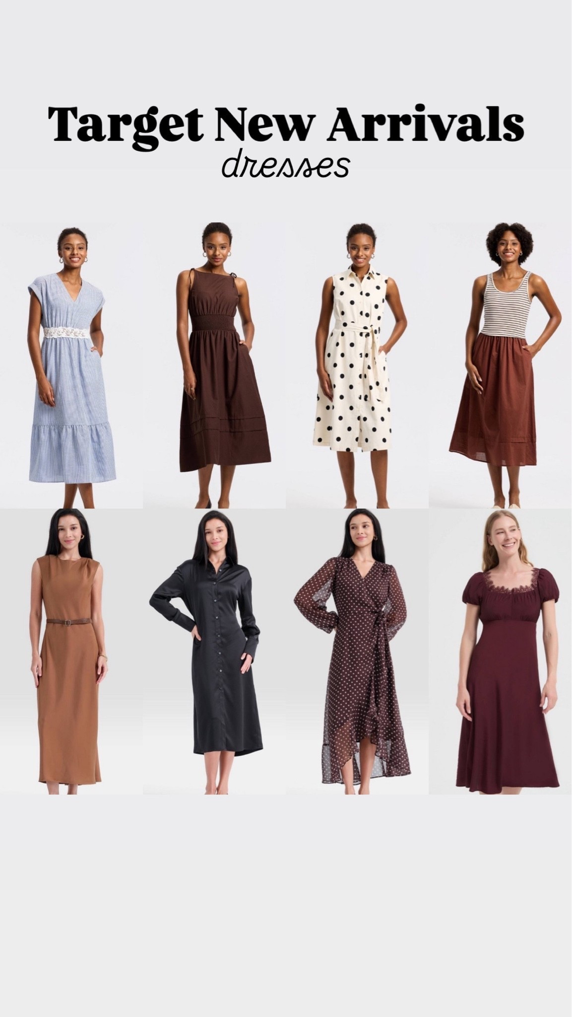 Target new arrivals 
Dresses