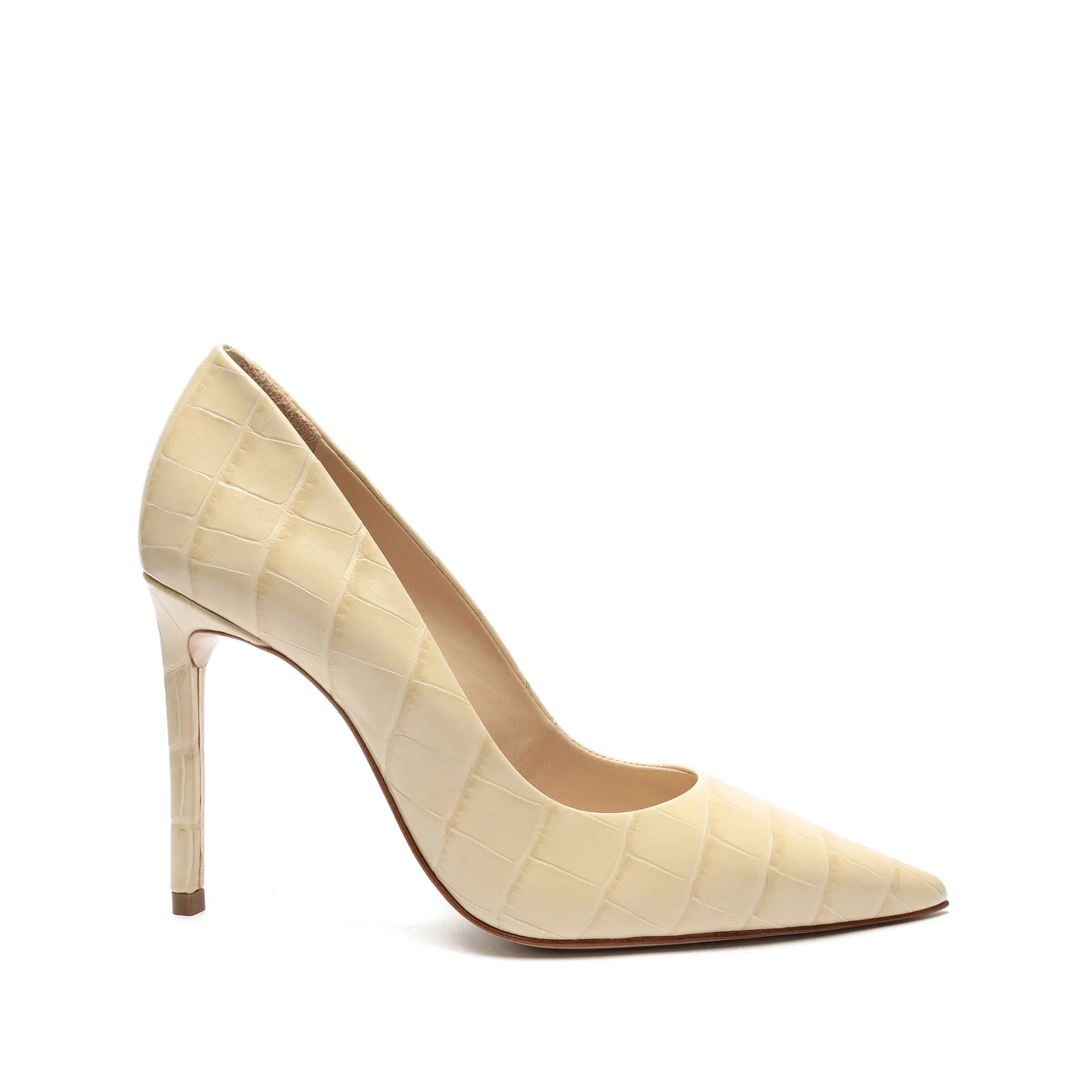 Lou Crocodile-Embossed Leather Pump | Schutz Shoes (US)