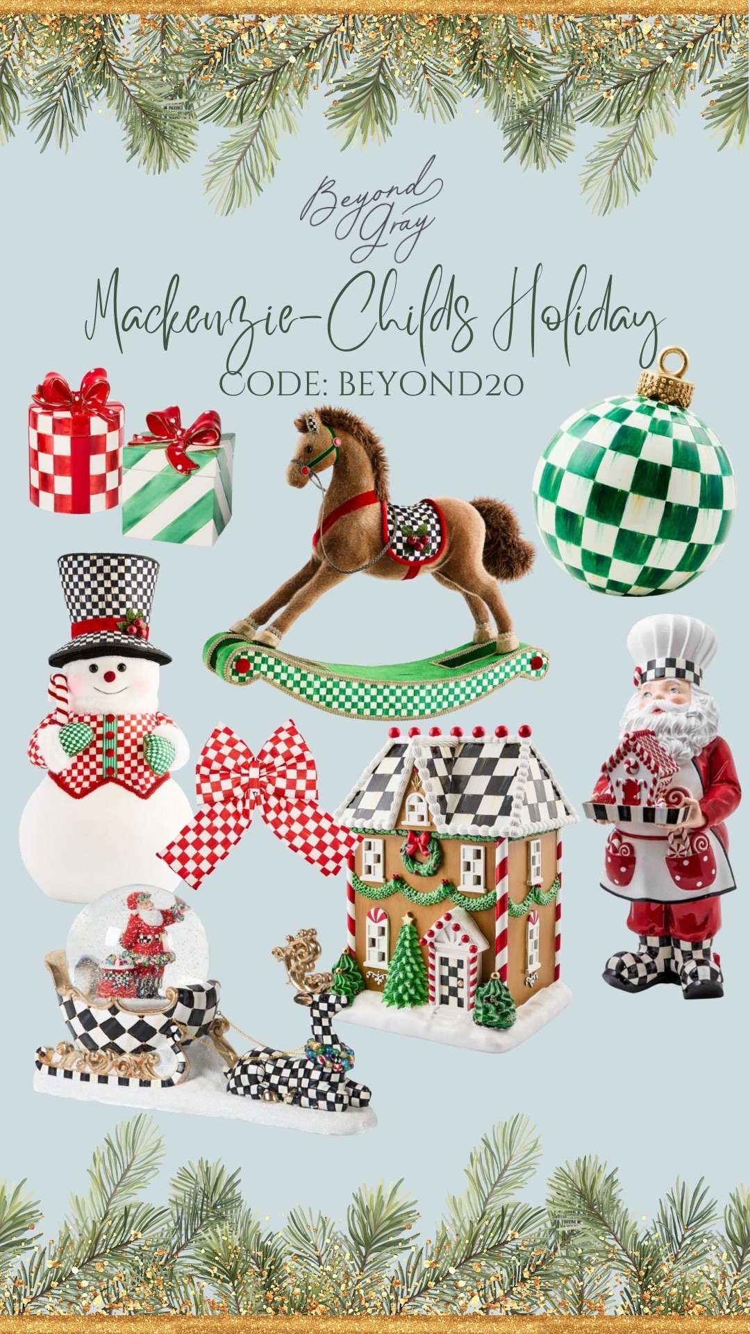 Code BEYOND20 can be used right now at MacKenzie-Childs (limited time)! Linking the pieces I showed in my video, but the code can be used sitewide (some exclusions apply). One time use per shopper  

#LTKSeasonal #LTKHome #LTKHoliday