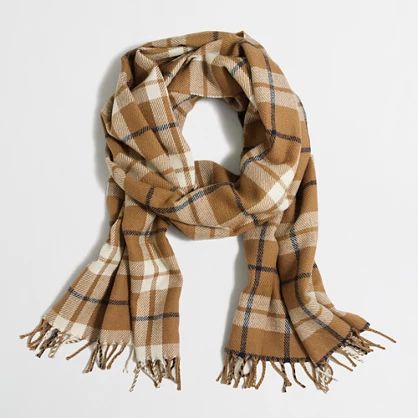 Factory checkered scarf | J.Crew Factory
