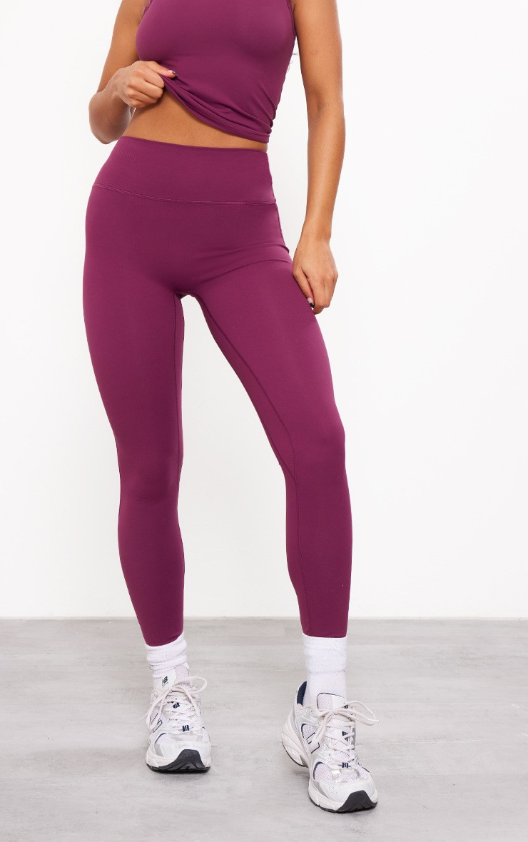 Plum Sculpt High Waist Gym Legging | PrettyLittleThing US