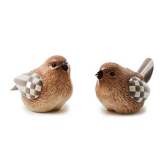 Autumnology Ceramic Bird Salt & Pepper Set | MacKenzie-Childs