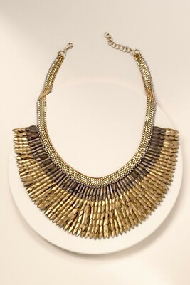 Stella & Dot Pegasus Necklace Gold Brand New In Original Box RV $219 | eBay US