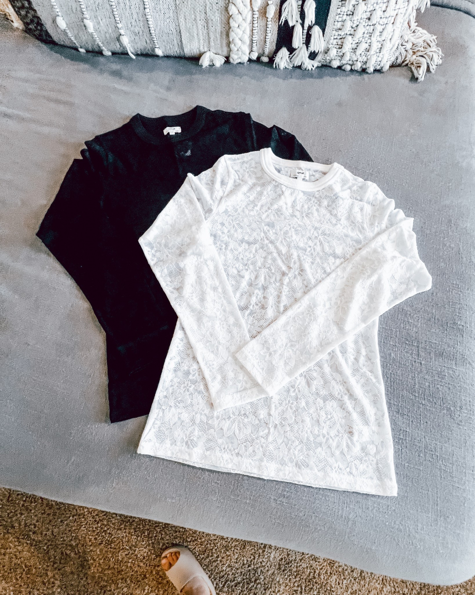 Lace layering long sleeve tee — another WIN from American Eagle.

Sized up to a MEDIUM in these  

Fall Style, fall outfits, comfy cozy, comfy pants, flannels, work outfit, thanksgiving outfit, Christmas outfits, holiday, gift guide, gift ideas, holiday gifting, comfy outfit, fall mom style, cozy season, flannel shirt, travel outfits, mom fashion, fall fashion, sahm style, sahm fashion, sahm outfits, outfit ideas, fall outfit ideas, Ugg clogs, slippers, amazon style, amazon fashion, Amazon outfits, Amazon outfit ideas, Amazon look for less, look for less, free people look for less, free people inspired, Amazon style, Christmas pajamas, holiday pajamas, Christmas jammies, holiday jammies, lounge set, comfy sets, Christmas, holiday shopping; gift guide, Christmas shopping, Black Friday, cyber Monday, aerie, American Eagle, sweatshirt, crew neck, Christmas jammies, pajamas l, Christmas pajamas, lounge, comfy cozy, comfy outfit, casual outfit, mom style, sahm style, lounge set

#LTKGiftGuide #LTKmomlife #LTKFindsUnder50