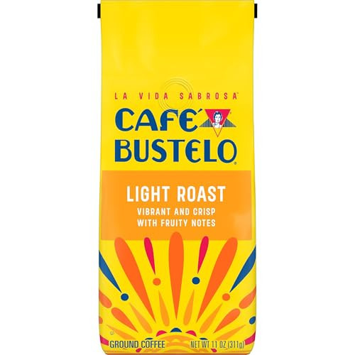 Café Bustelo Light Roast Ground Coffee, 11 Ounce Bag | Amazon (US)