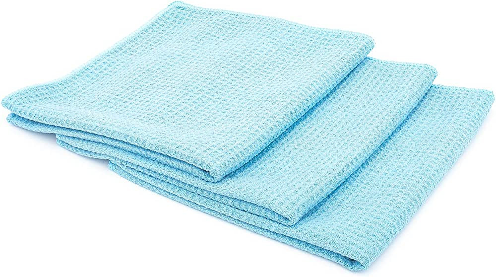 The Rag Company - Standard Waffle Weave Towels, Microfiber Detailing, Window/Glass and Drying, Wa... | Amazon (US)