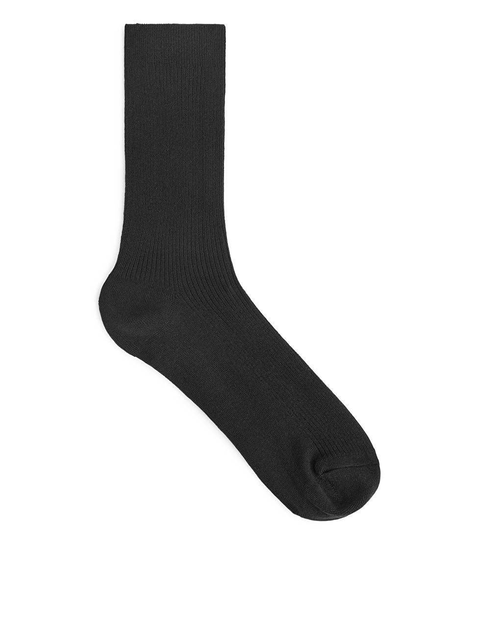 Organic Cotton Rib Socks | ARKET (US&UK)