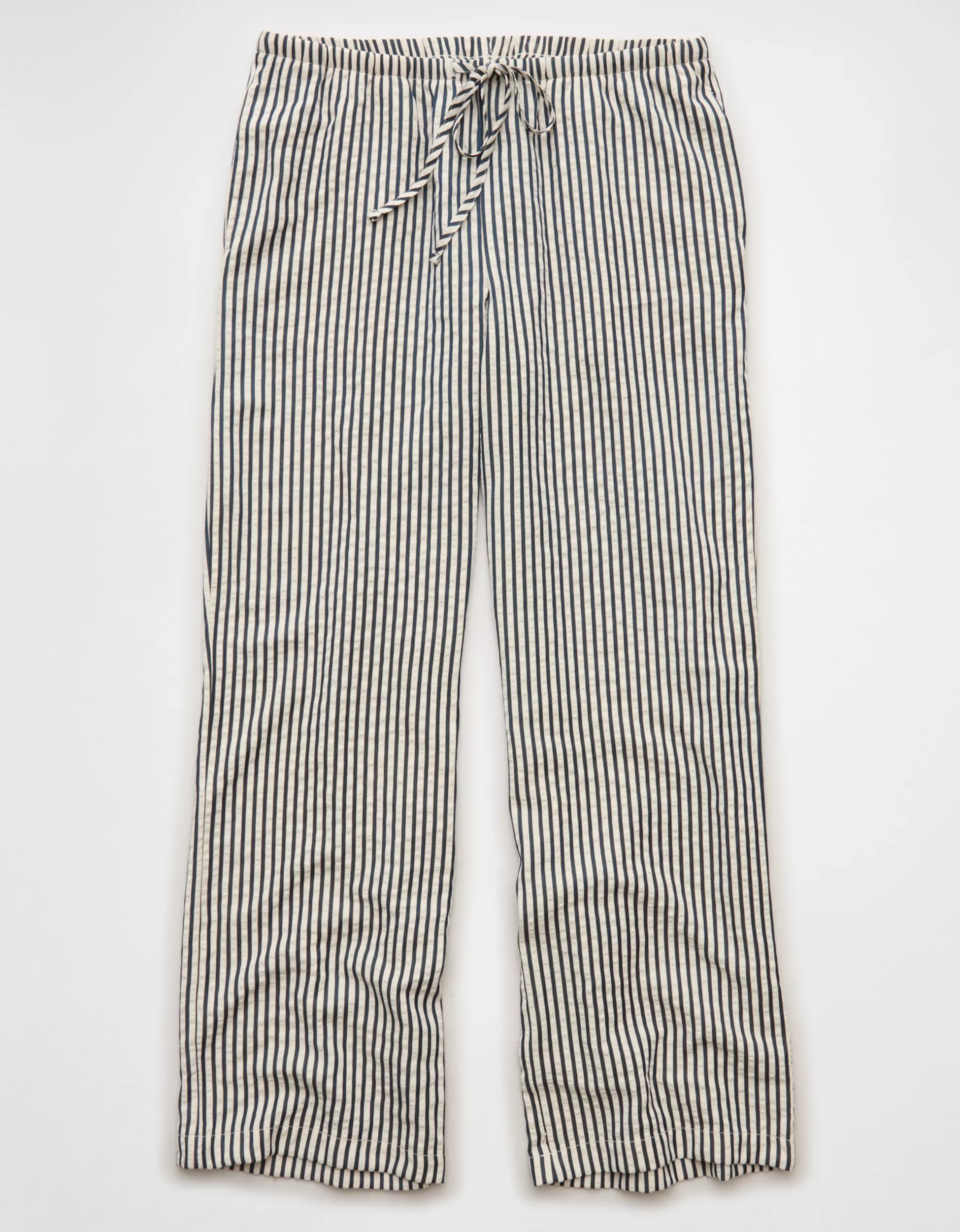 AE Seersucker Wide Leg Easy Pant | American Eagle Outfitters (US & CA)