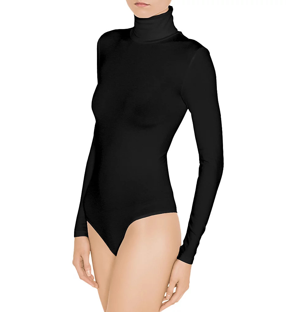Wolford Women's Colorado Turtleneck String Bodysuit in Black (71187) | Size XS | HerRoom.com | HerRoom