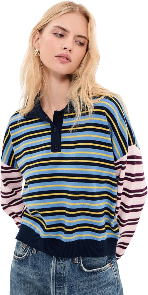 LE BOP Women's Zadie Cropped Polo | Amazon (US)