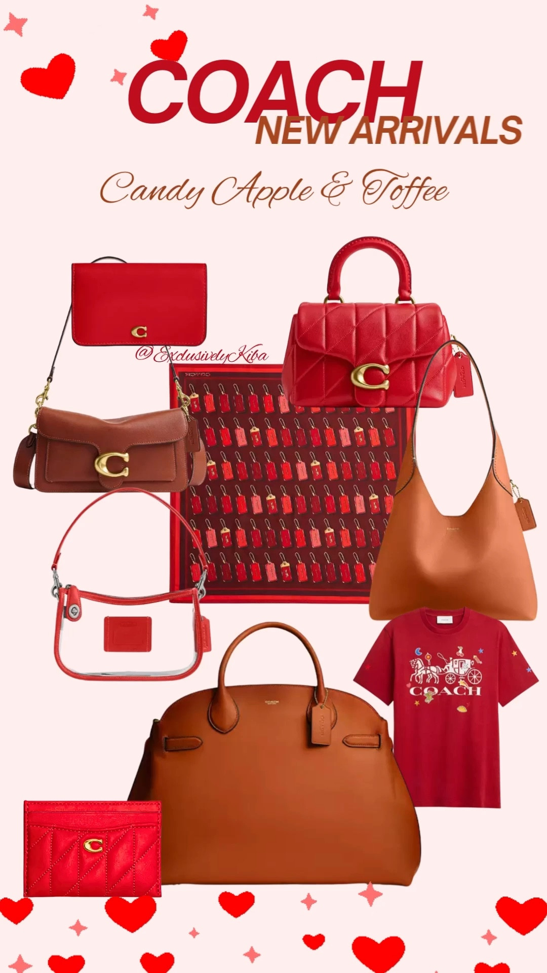 @Coach really understood the assignment with these 😍
Candy Apple & Toffee new arrivals = instant wardrobe upgrade.

Gifting… or keeping? I won’t judge 🤭

#CoachNY #designerstyle #ValentinesGifts #LuxuryTok #StyledWithLove