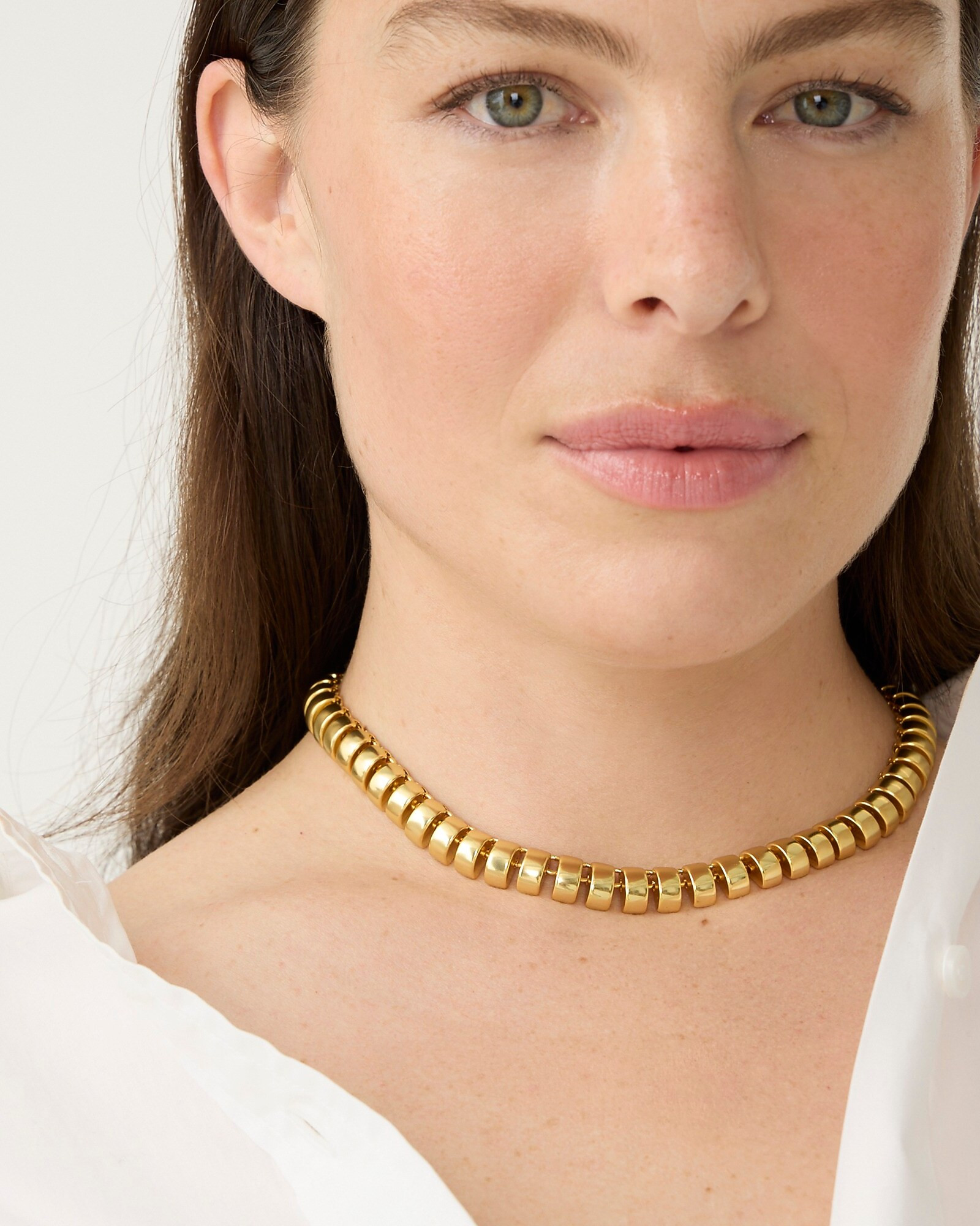 Ridged collar necklace | J. Crew US