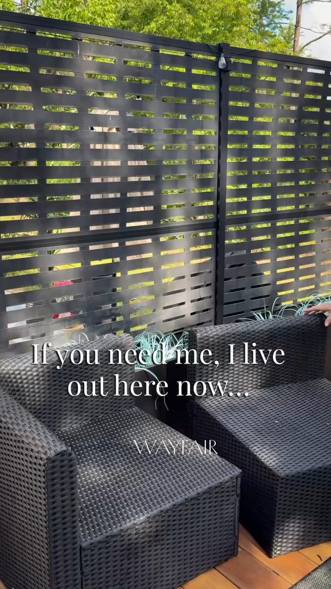 Outdoor living room patio, deck and backyard furniture.

#LTKSeasonal #LTKHome #LTKSaleAlert
