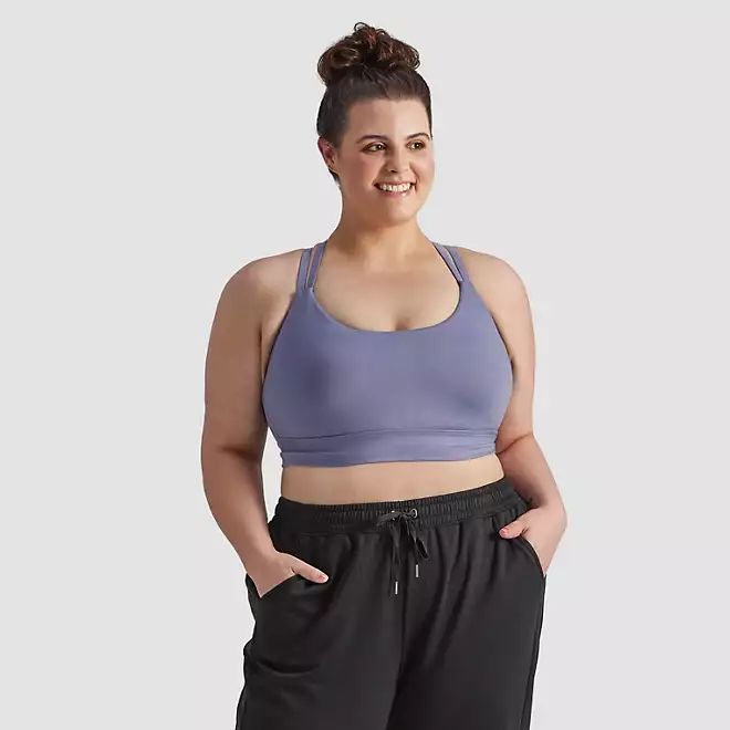 Freely Women's James Low Support Plus Size Sports Bra | Academy | Academy Sports + Outdoors