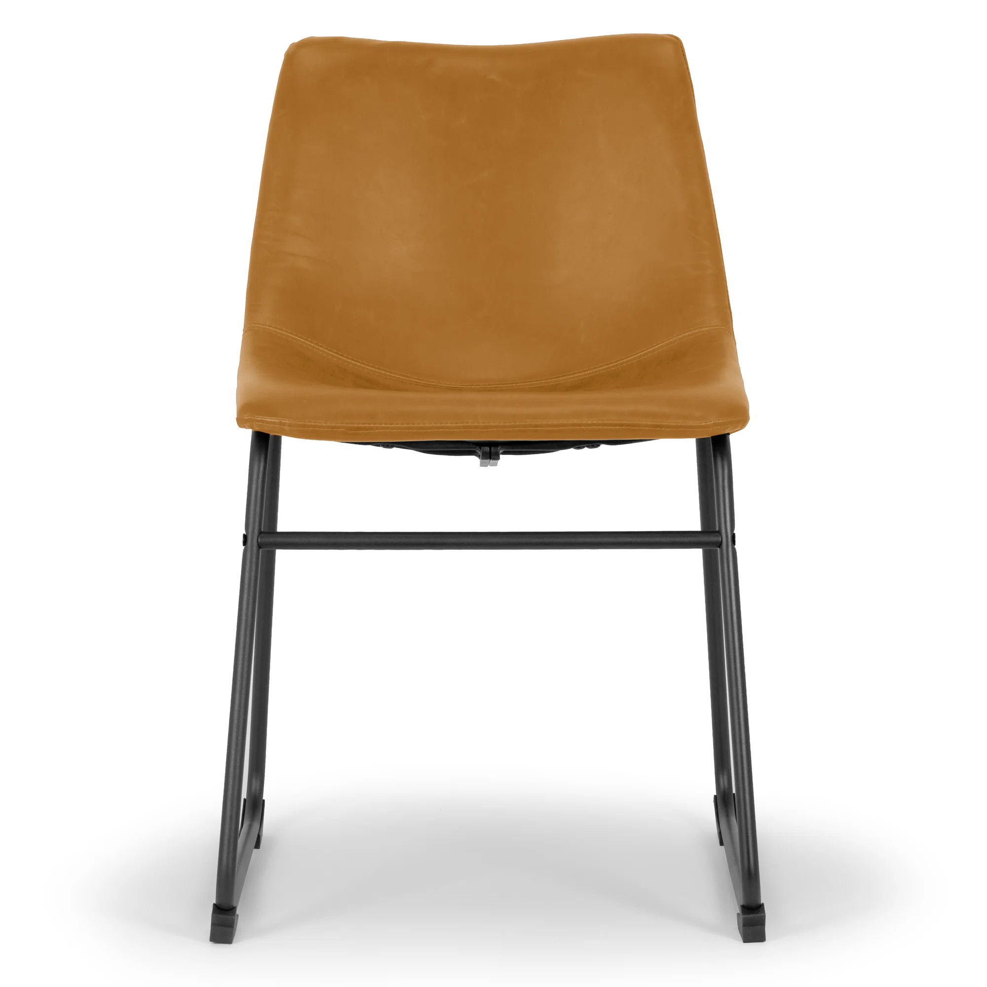 Tyrone 19'' H Faux Leather Upholstered Side Chair (Set of 2) | Wayfair North America