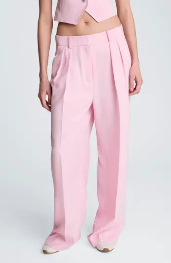 Kenneth Cole Double Pleat Wide Leg Pants | Nordstrom | Nordstrom