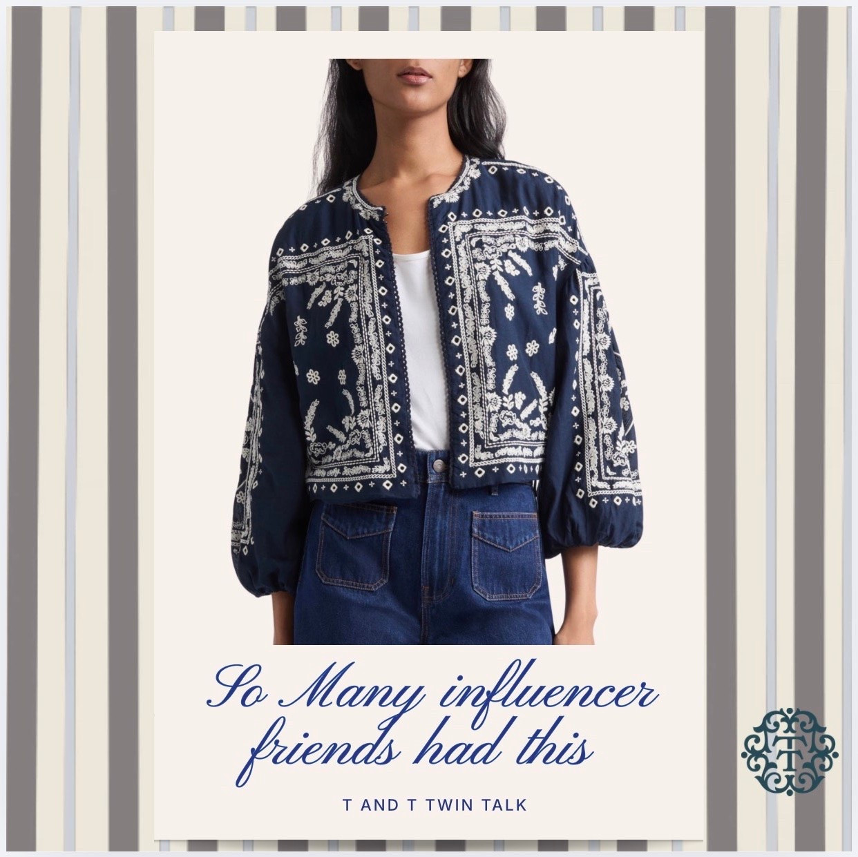 Beautiful and on trend. s

#LTKdayinmylife #LTKOver40 #LTKMidsize