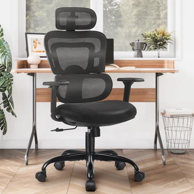 Comfy Breathable High Back Home Computer Ergonomic Task Chair | Wayfair Professional