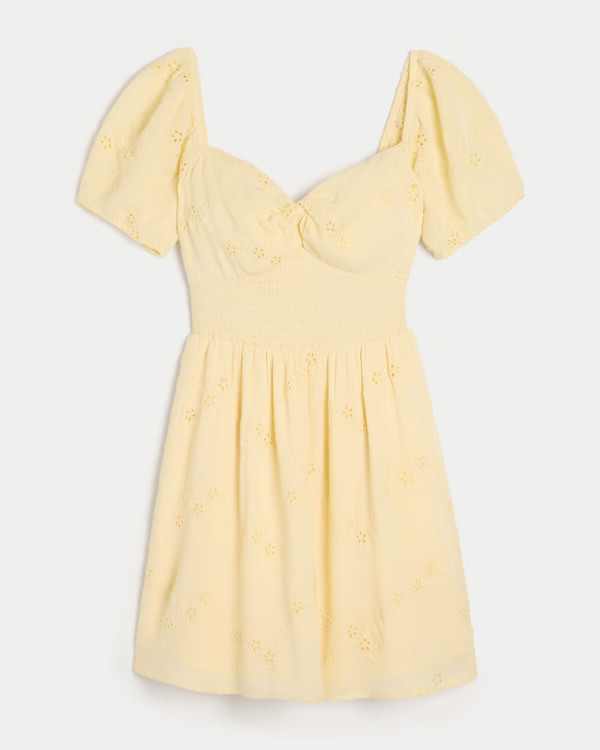 Twist Bust Tie-Back Skort Dress | Hollister (US)