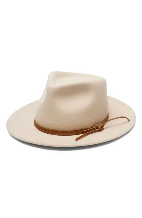 Wyeth Rory Wool Fedora in Oatmeal at Nordstrom | Nordstrom