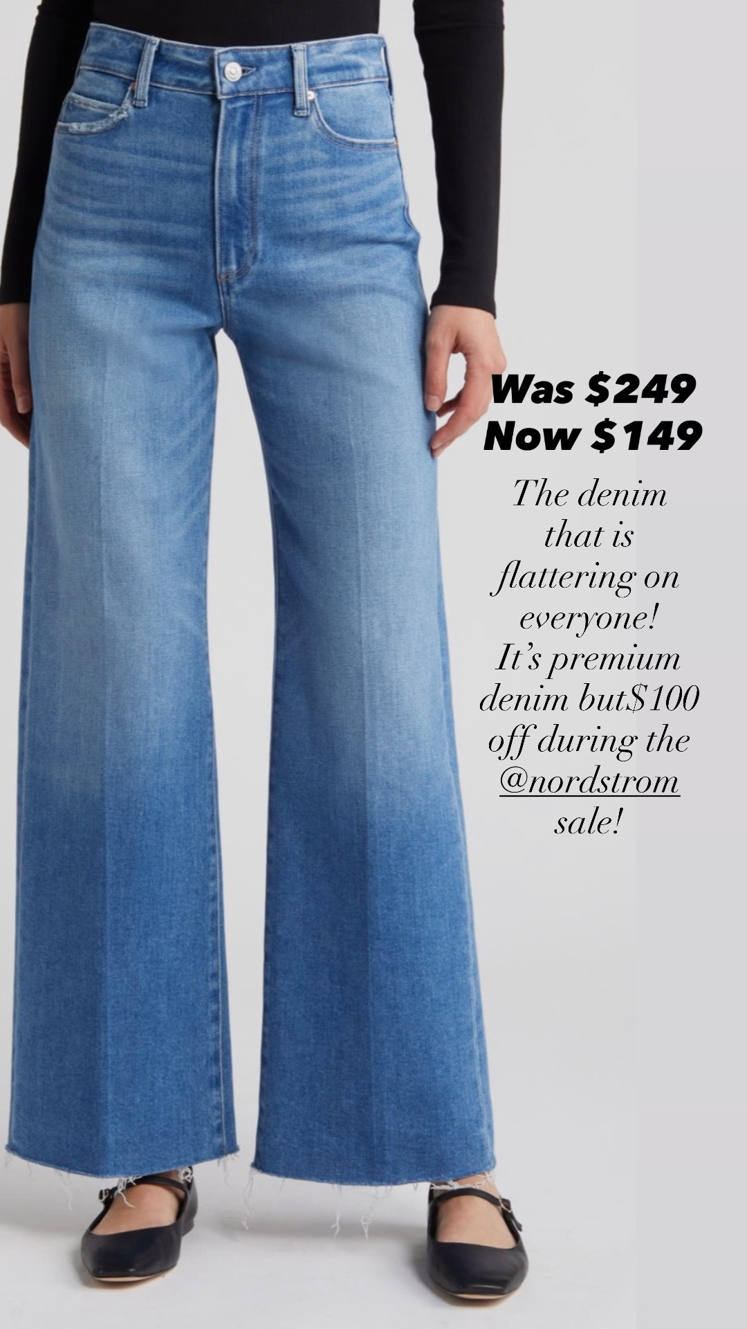 Paige premium denim
This particular pair is flattering in everyone! 

$100 off during the sale! 

#LTKSaleAlert #LTKOver40 #LTKdayinmylife
