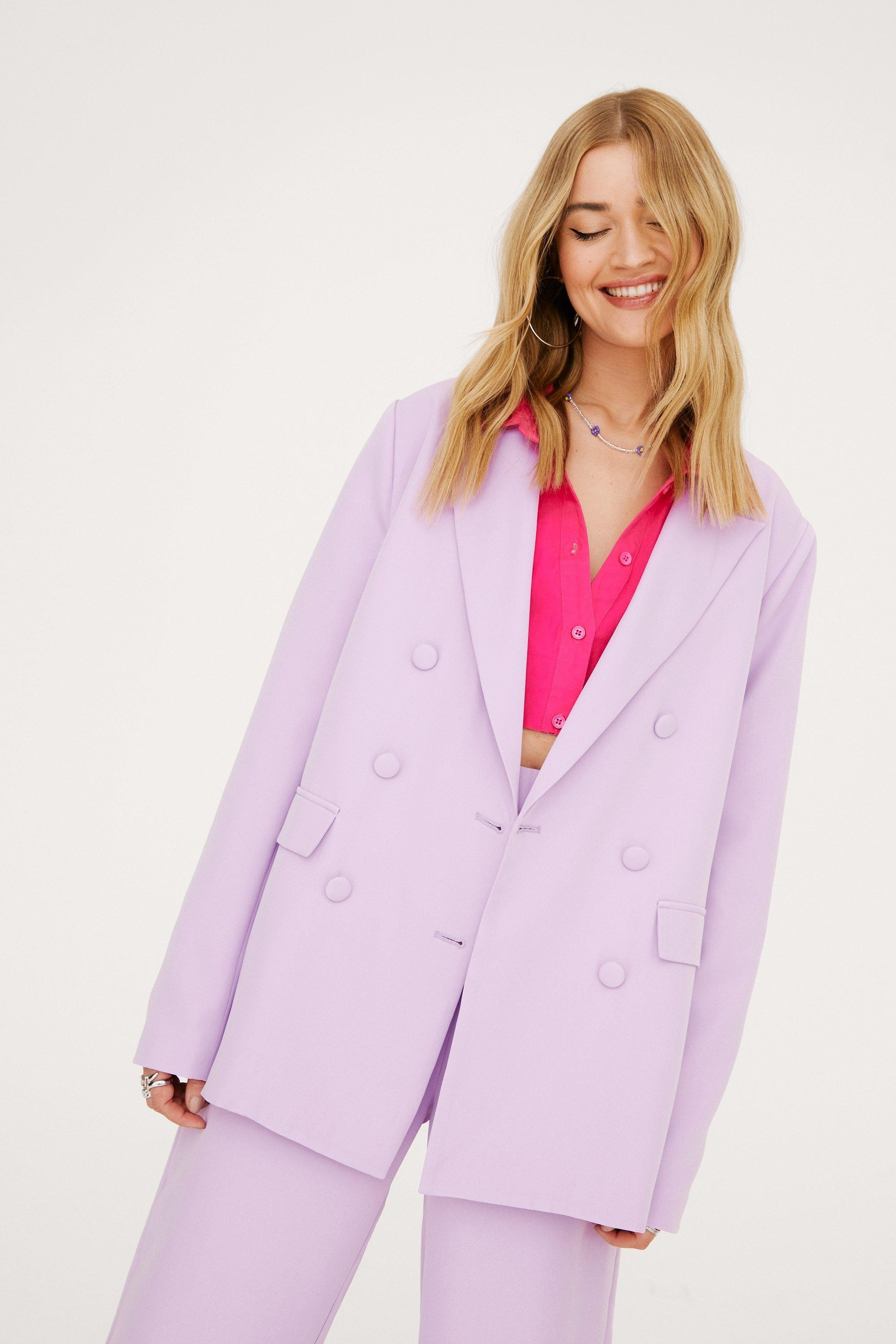 Suits You Double Breasted Relaxed Blazer | NastyGal (UK, IE)