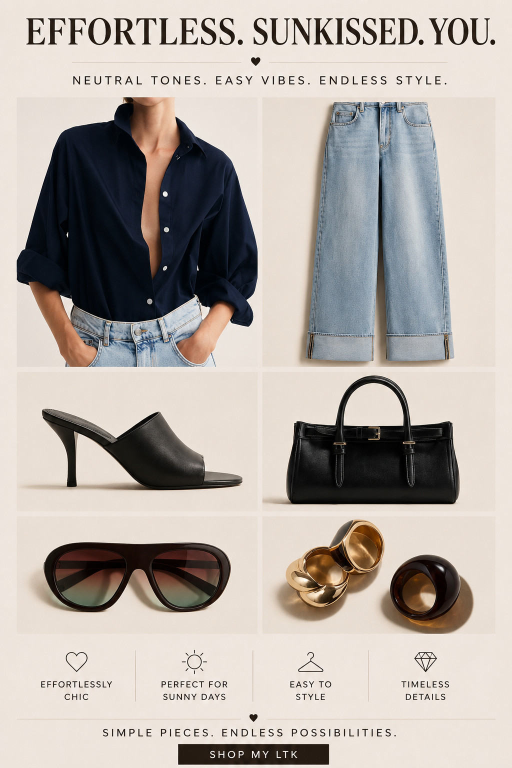 Easy enough for errands, polished enough for lunch, and cute enough for wherever the day takes you.
#LTKStyle #LTKFashion #EverydayStyle #CasualChic #DenimStyle #MidSizeStyle #OutfitInspo 

 #LTKSeasonal #LTKU #LTKBeauty