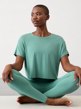 With Ease Crop Tee | Athleta