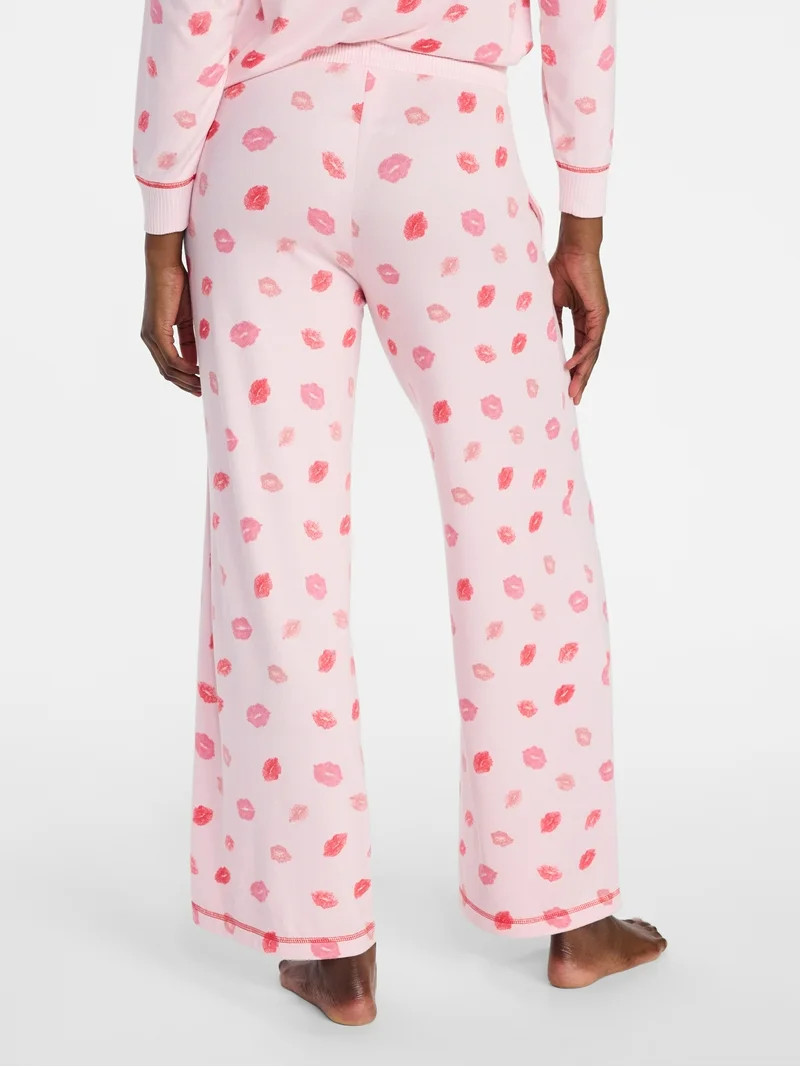 Joyspun Women's Cozy Lounge Collection Hacci Knit Sleep Pants, 29.5'' Inseam, Sizes XS-3X | Walmart (US)