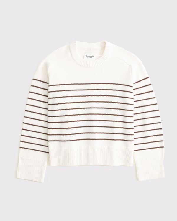 The A&F Madeline Crew Sweater | Abercrombie & Fitch (US)