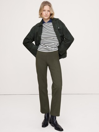 Straight Everywhere Ponte Ankle Pant | Banana Republic (US)