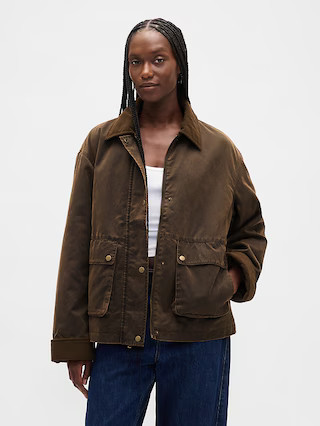 Waxed Canvas Barn Jacket | Gap (US)