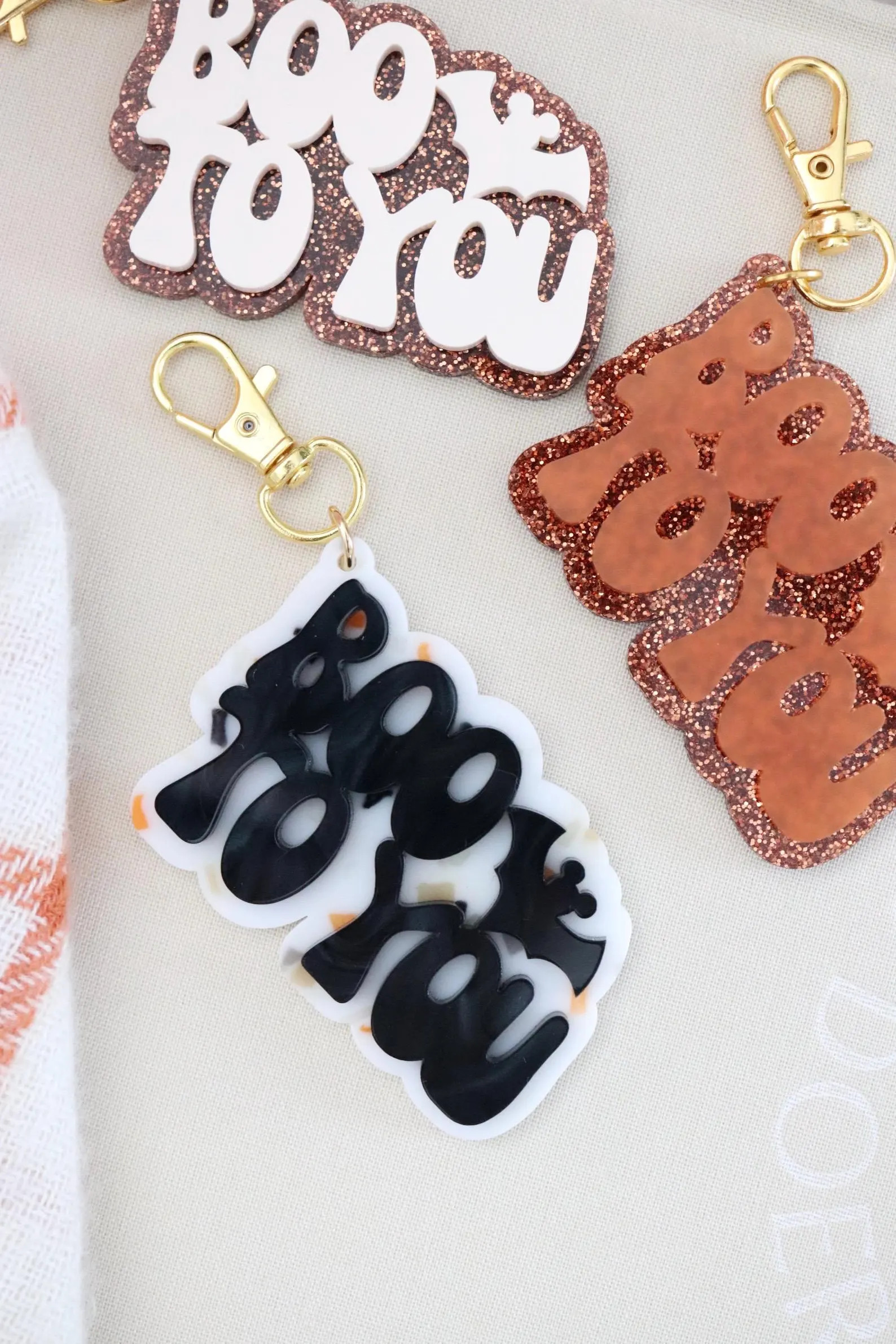 Boo to You Bag Charm/ Keychain - Etsy | Etsy (Global)