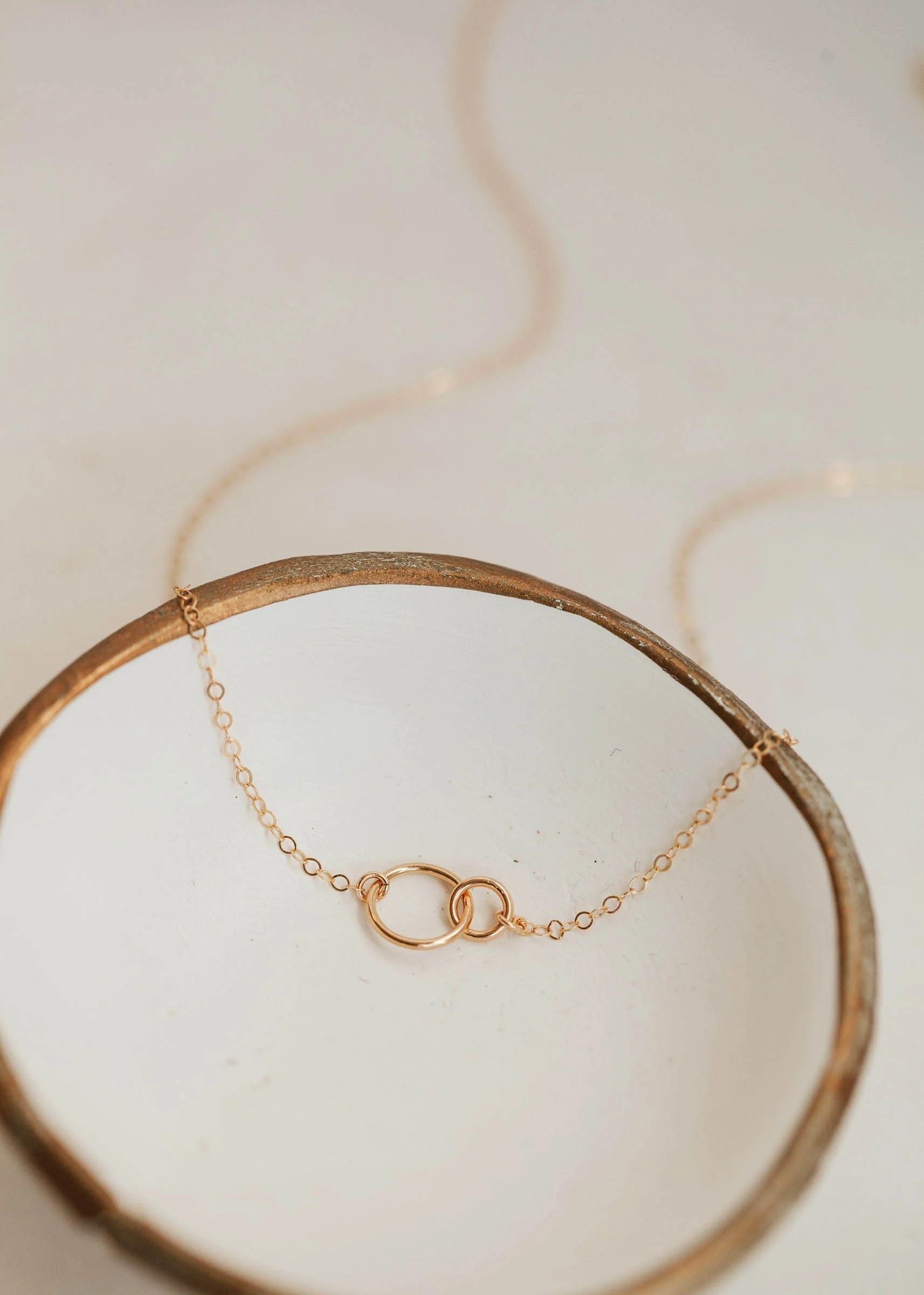 Tiny Links Necklace | Hello Adorn