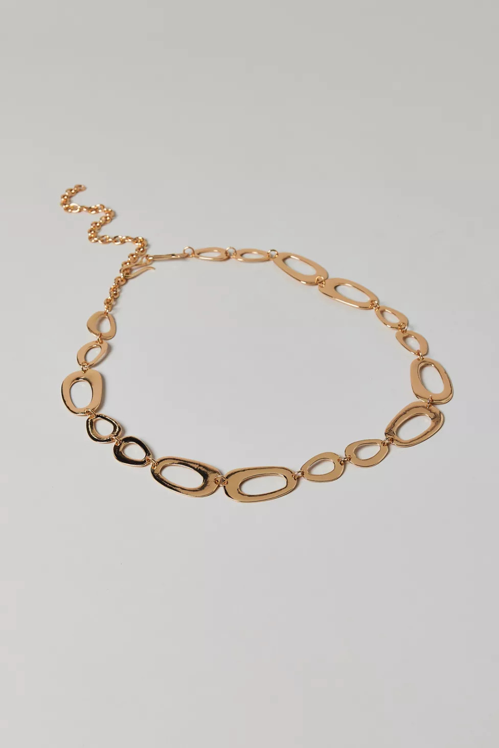 Geo Oval Metal Chain Belt | Urban Outfitters (US and RoW)